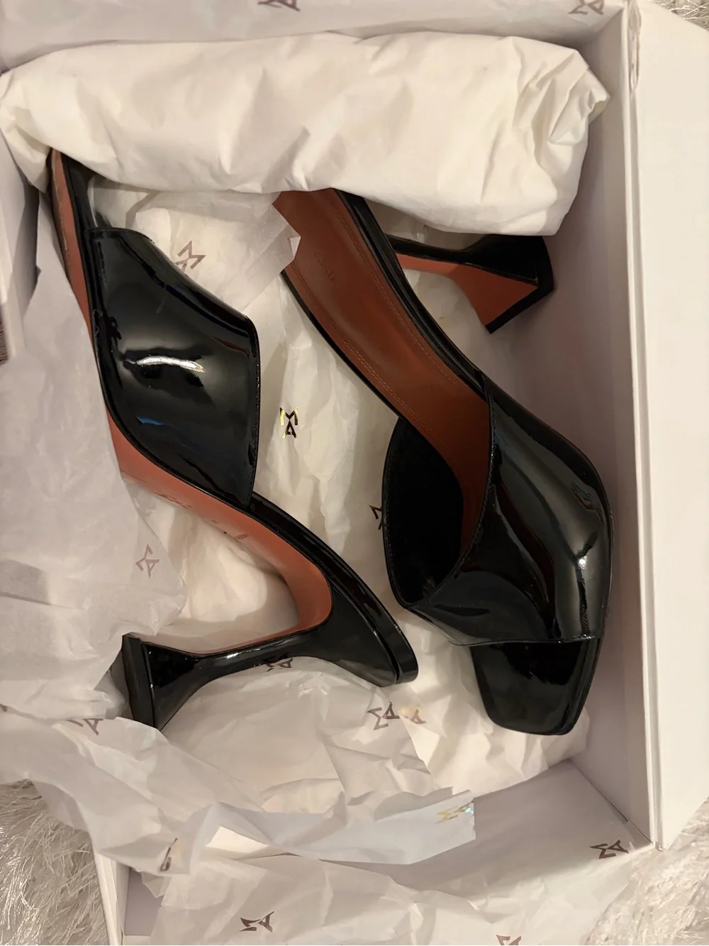 Amina Muaddi Lupita Mule Heels